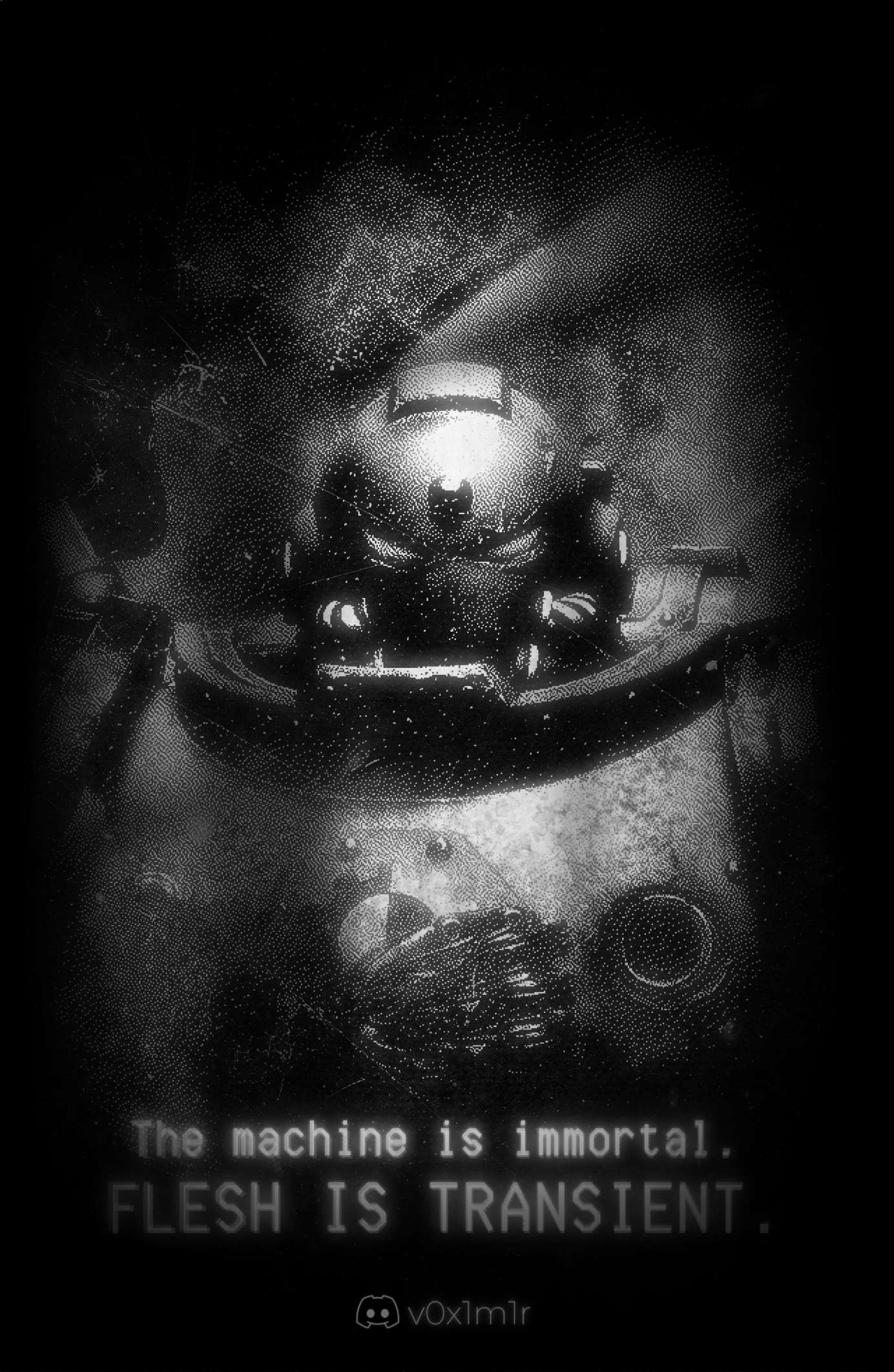 The machine is immortal. Flesh is transient.
